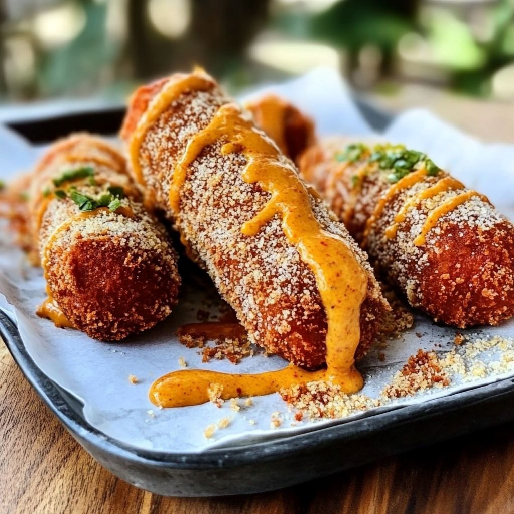 Homemade Vegetarian Corn Dogs