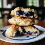 Blueberry Cinnamon Crunch Cathead Biscuits