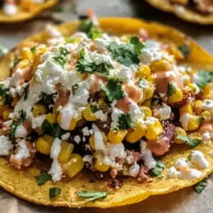 Mexican Street Corn Tostadas Recipe