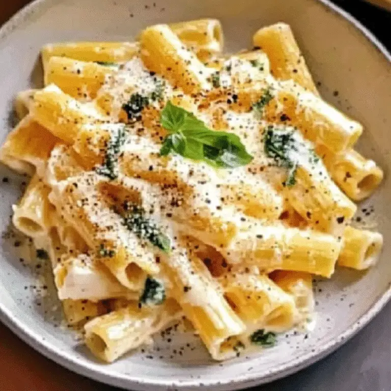 One-Pot Lemon Ricotta Rigatoni Recipe