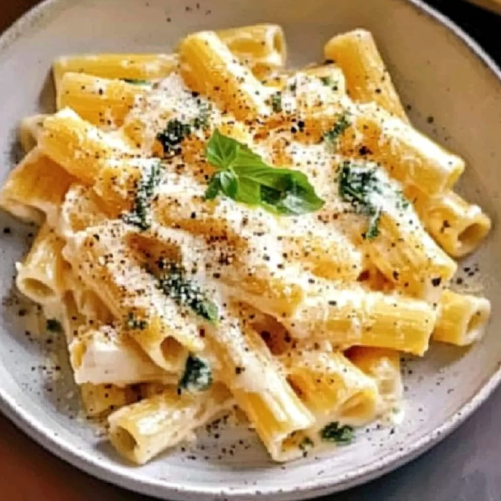 One-Pot Lemon Ricotta Rigatoni Recipe