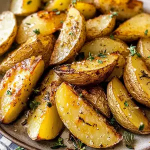 Lemon Roasted Greek Potatoes Recipe