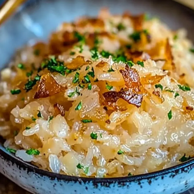 French Onion Butter Rice Recipe