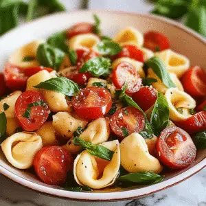 Tortellini Caprese Salad Recipe