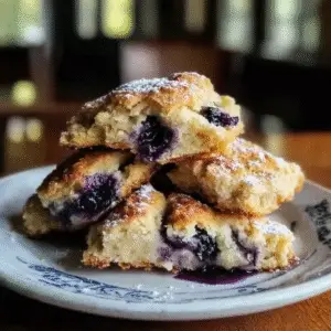 Blueberry Cinnamon Crunch Cathead Biscuits