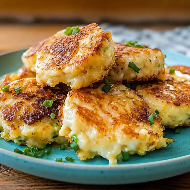 Crispy Cheesy Cauliflower Patties