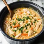 Crockpot Chicken and Rice Soup Recipe