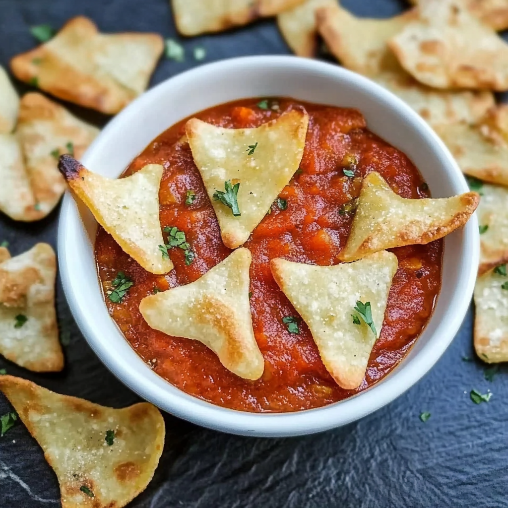 Crunchy Spooky Baked Halloween Chips