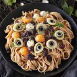 Halloween Eyeball Pasta Salad Recipe with Mozzarella