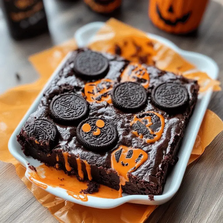 The Best Halloween Oreo Brownies Recipe