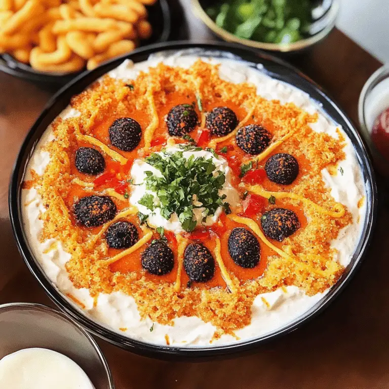 Spiderweb Layered Dip Recipe