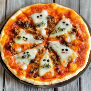 Vegan Ghost Pizza
