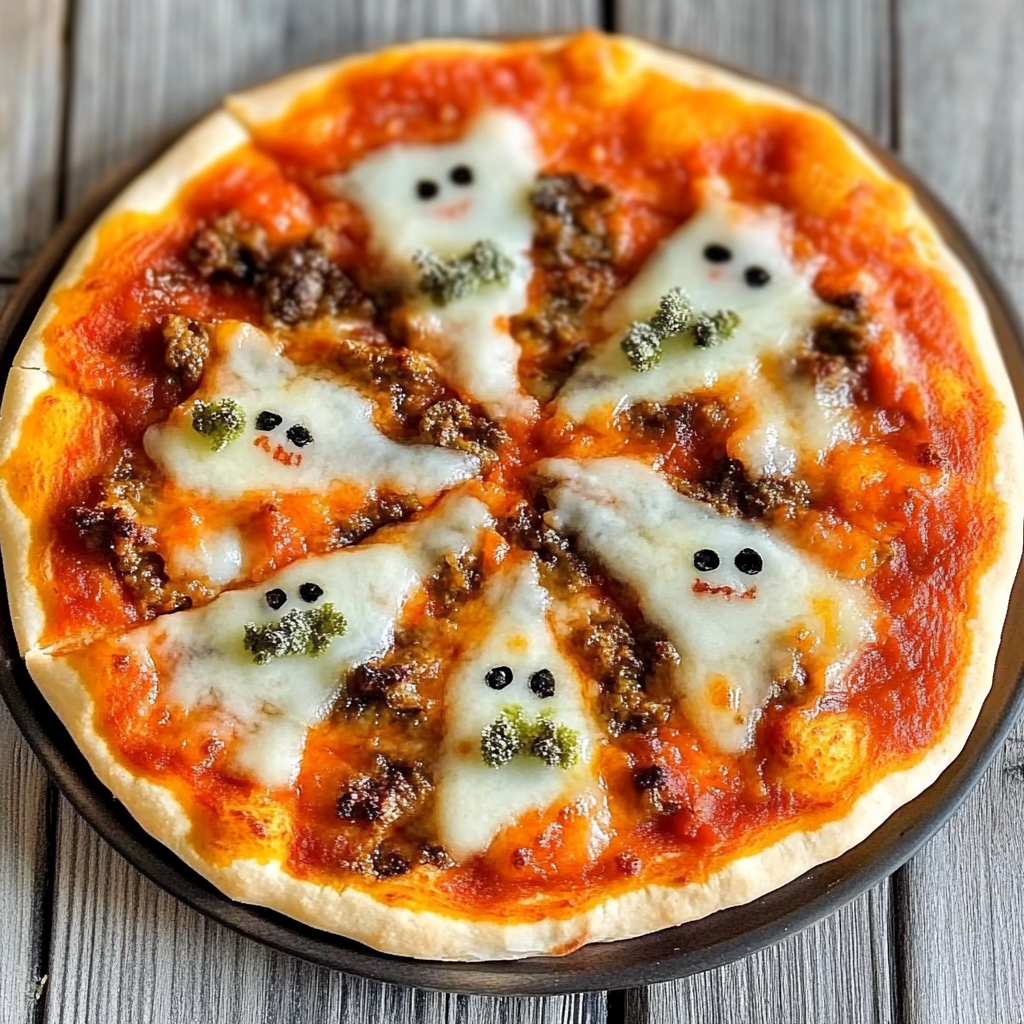Vegan Ghost Pizza