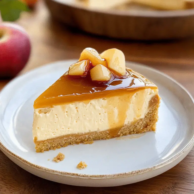 Apple Cider Cheesecake