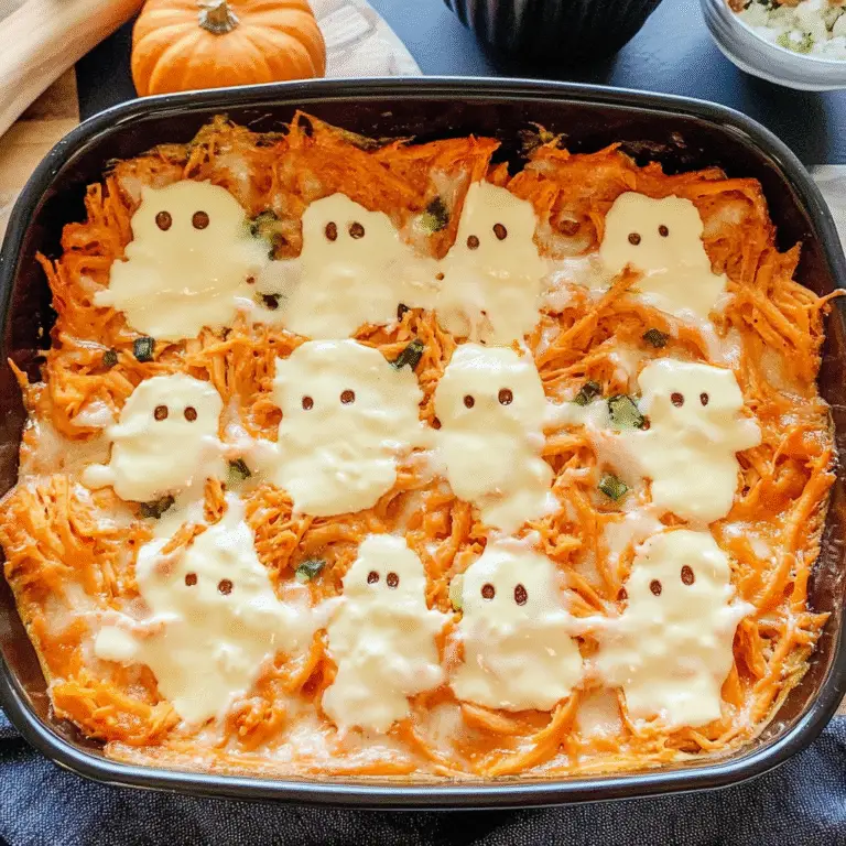 Halloween Buffalo Chicken Dip Recipe