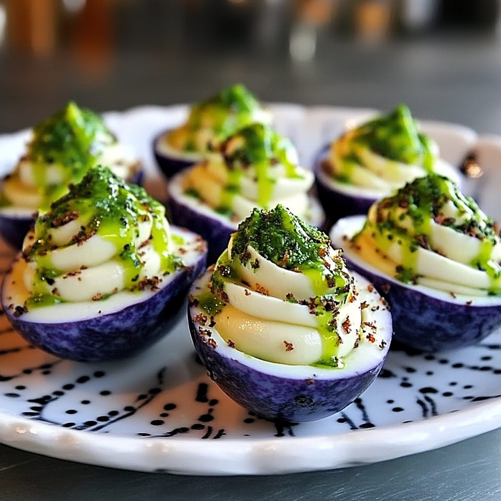 Halloween Deviled Eggs Recipe