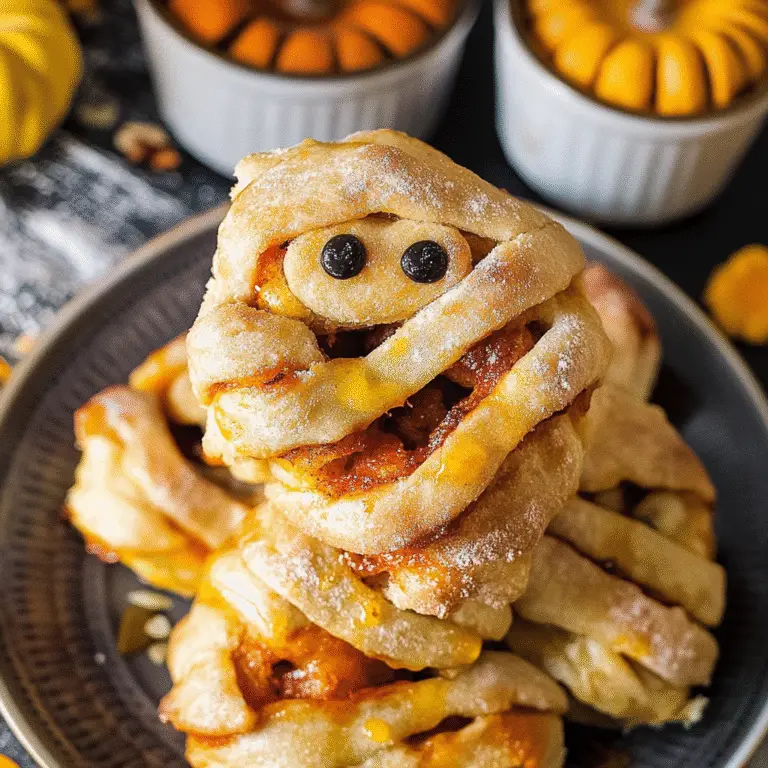 Halloween Mummy Breakfast Rolls Recipe