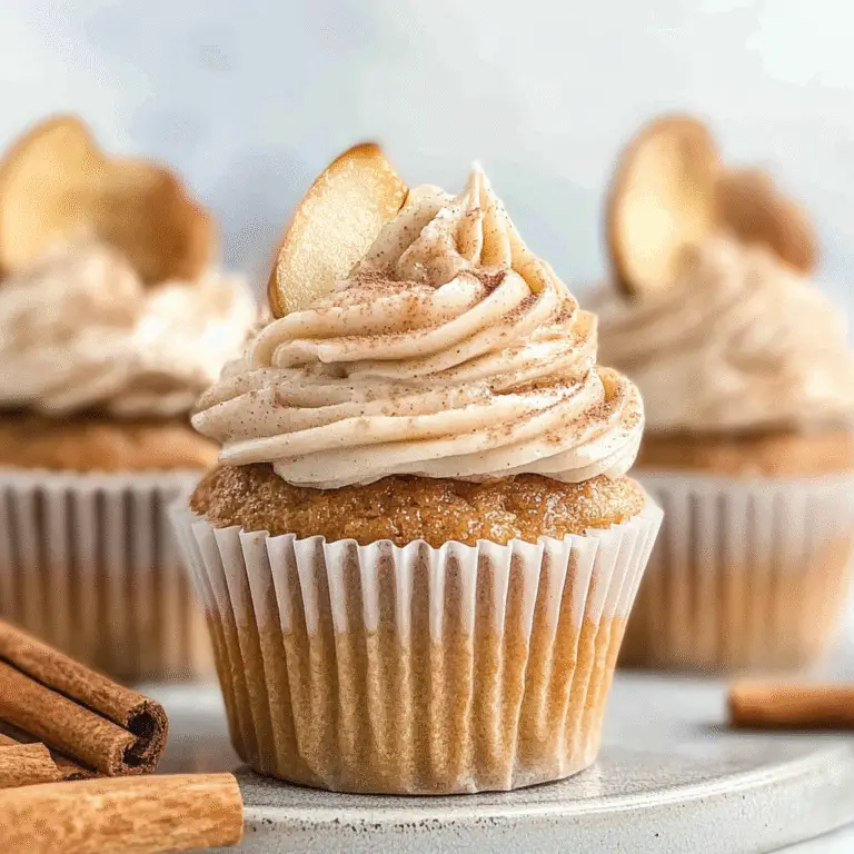 Apple Cider Cupcakes with Brown Sugar