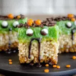 Frankenstein Rice Krispie Treats