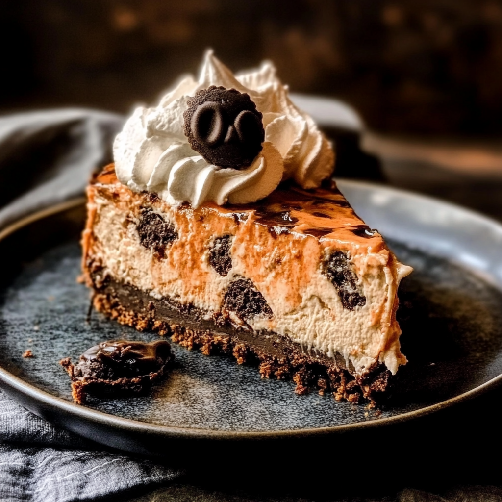Halloween Cookies and Cream Cheesecake Recipe