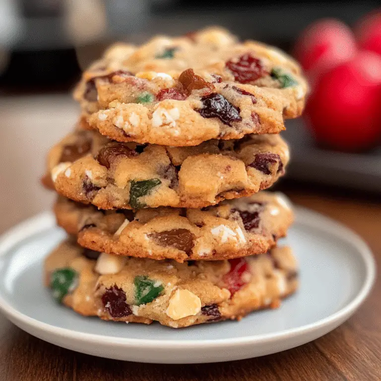 Christmas Fruitcake Cookies Recipe