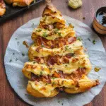 Cheddar and Ham Stuffed Christmas Trees