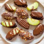Chocolate Dipped Apple Slices Treat Recipe