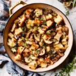 One Pot Sourdough Wild Mushroom Stuffing