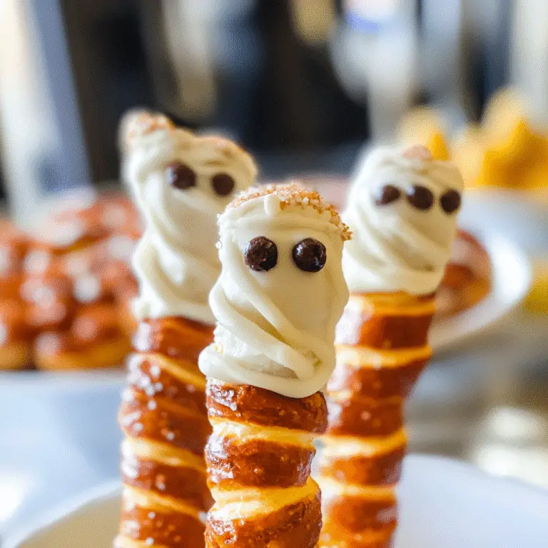 Mummy Pretzels Recipe