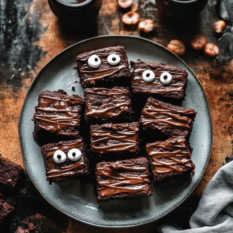 Spooky Halloween Brownies