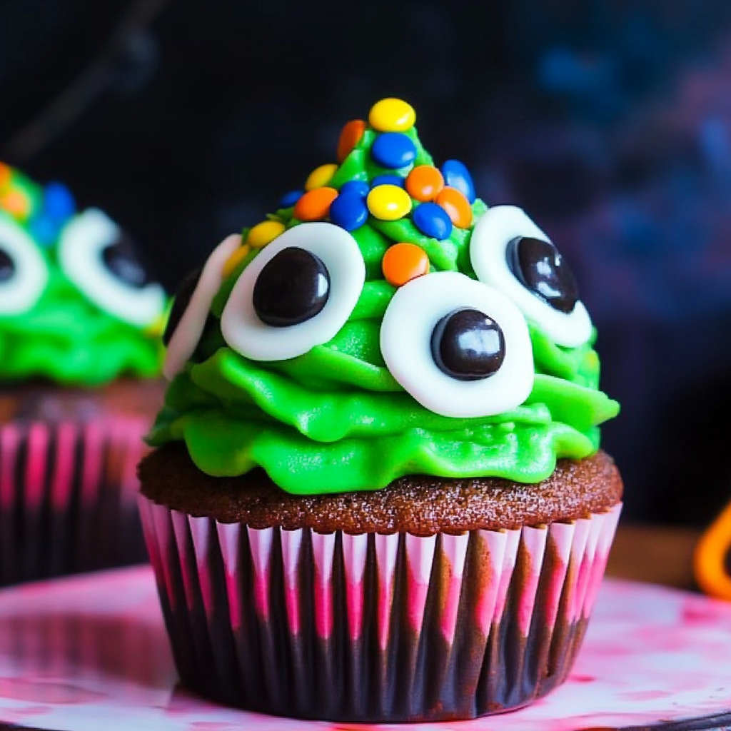 Monster Eye Cupcakes