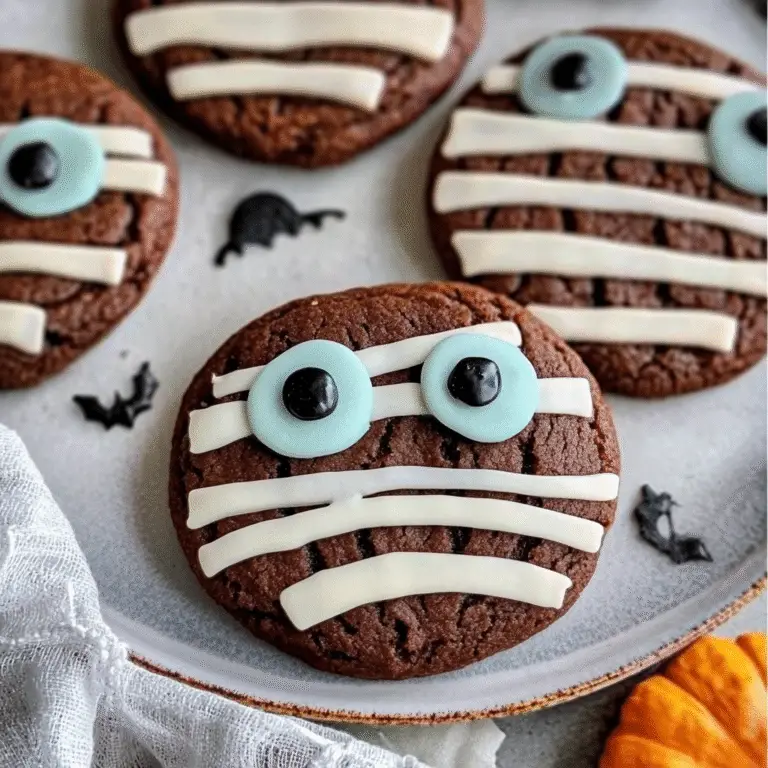 Halloween Mummy Cookies Recipe