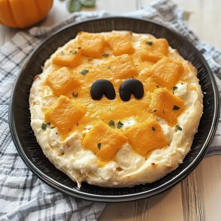 Creamy Halloween Buffalo Chicken Dip Recipe