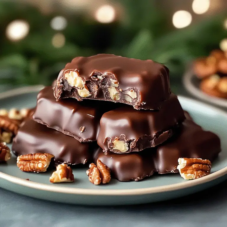 Christmas Pecan Turtles Recipe