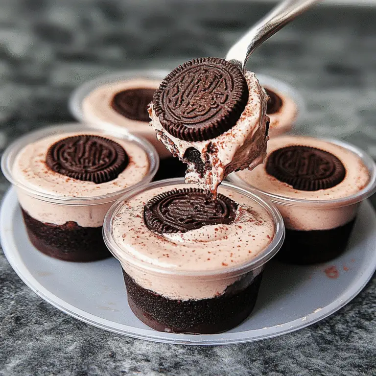 Oreo Chocolate Mousse Cups Recipe