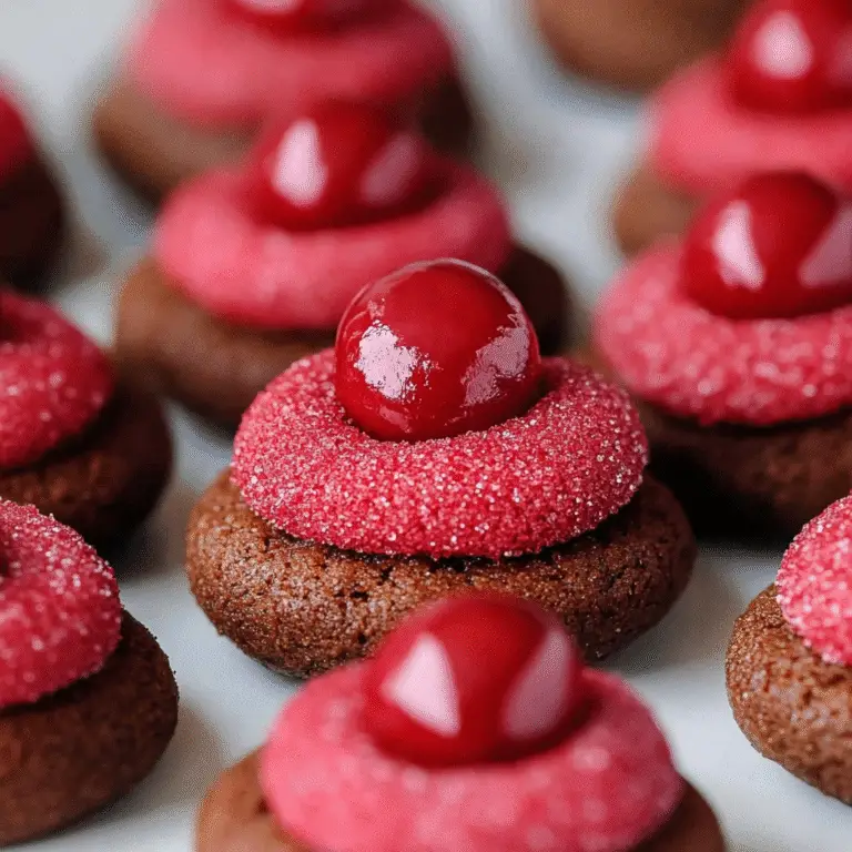 Red Velvet Thumbprint Cookies Recipe