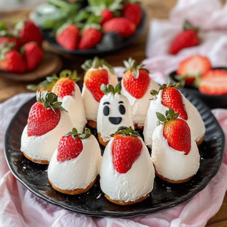 Halloween Strawberries Treats