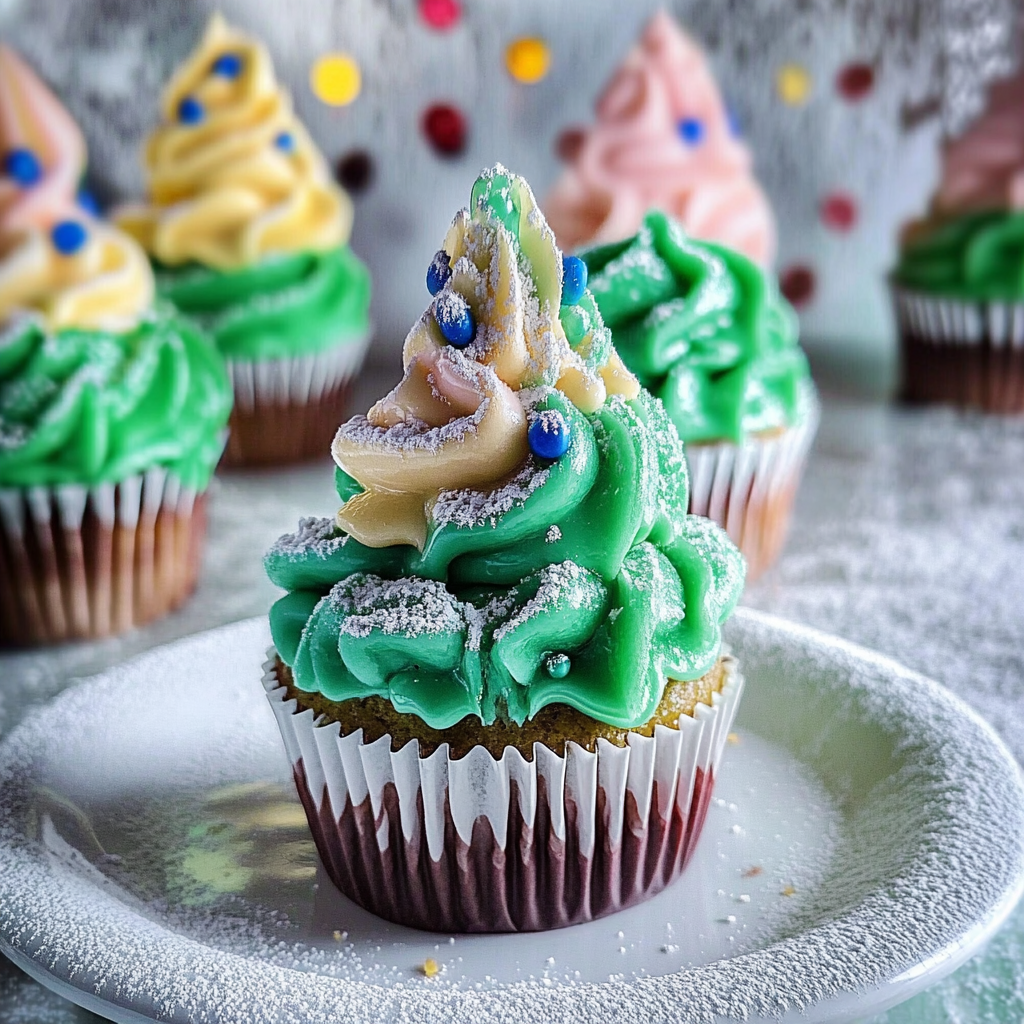 Christmas Tree Cupcake Recipe