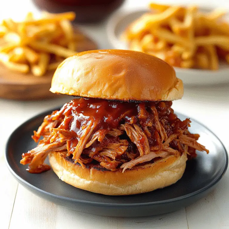 Cranberry Chipotle BBQ Pulled Pork Sliders