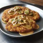 German Schnitzel with Fondue Sauce
