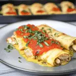 Pesto Chicken Crepes Recipe