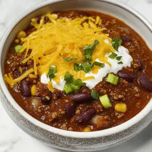 Classic Beef Chili Recipe