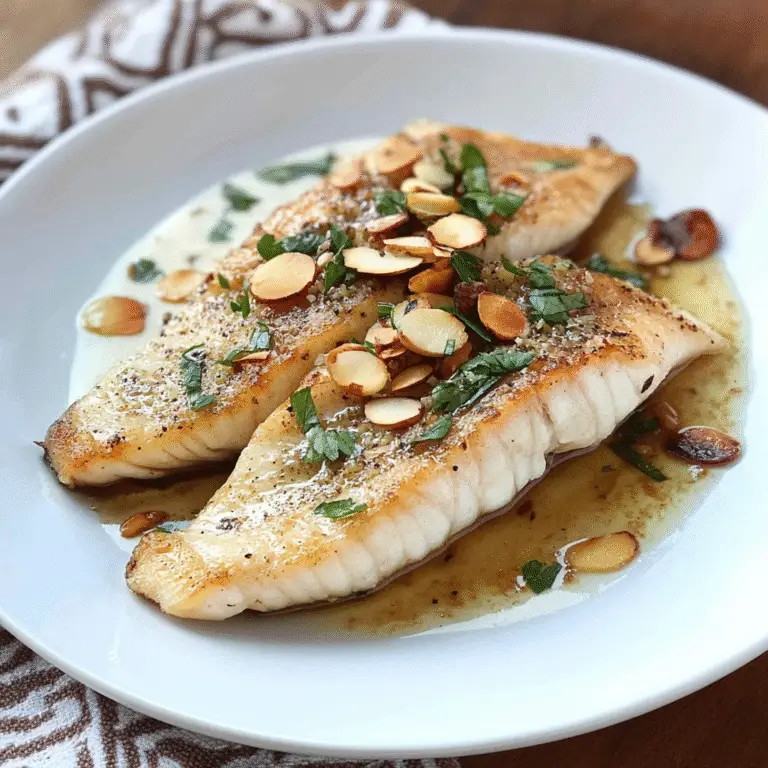 Fish Almondine