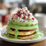 Festive Grinch Pancakes