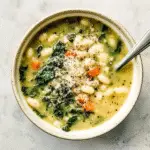 Nourishing White Bean, Escarole, and Lemon Soup