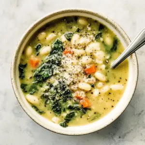 Nourishing White Bean, Escarole, and Lemon Soup
