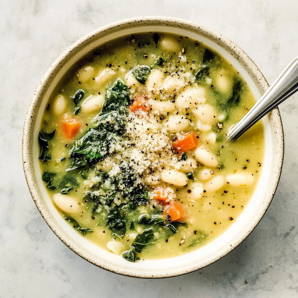 Nourishing White Bean, Escarole, and Lemon Soup