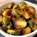 Honey Garlic Roasted Brussels Sprouts Recipe