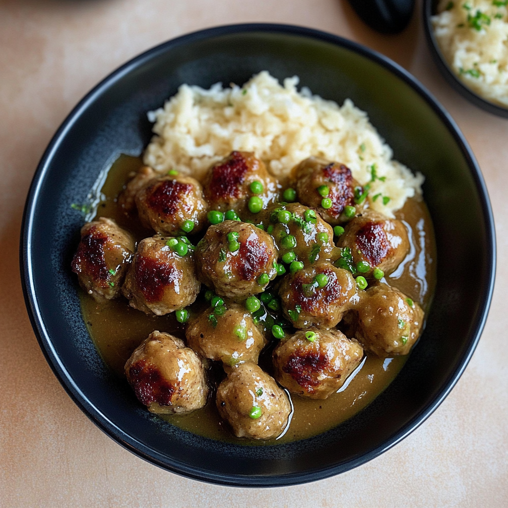 Swedish Meatballs in Creamy Sauce Recipe