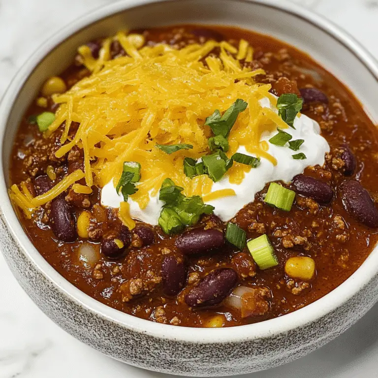 Classic Beef Chili Recipe